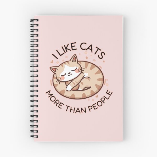 Item preview, I Like Cats More Than People designed and sold by Moxie Ink Lady.