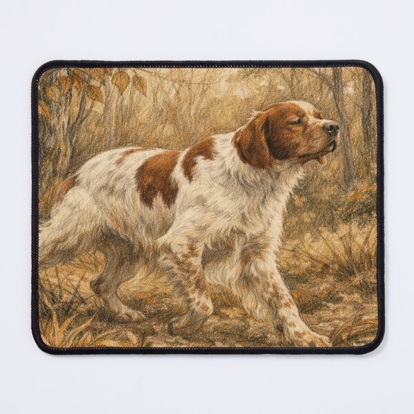 Item preview, Brittany Spaniel Hunting Partner – Bird Hunting Dog Artwork designed and sold by TammyHunterArt.