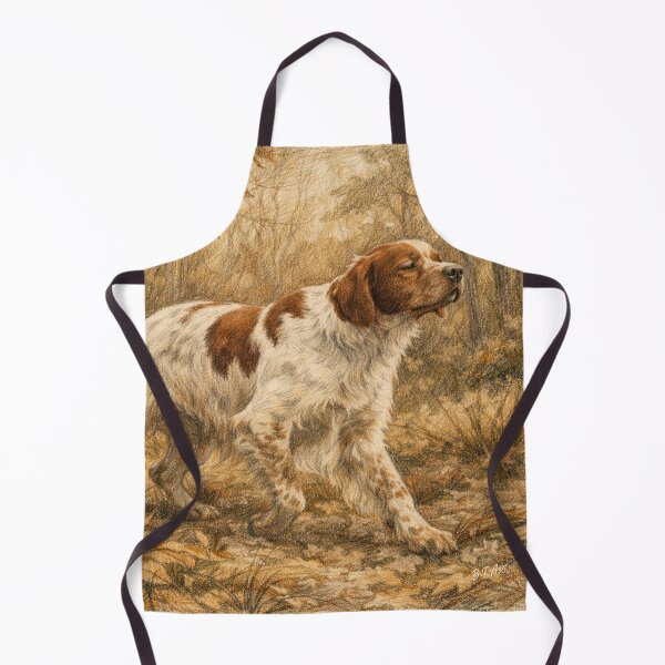 Item preview, Brittany Spaniel Hunting Partner – Bird Hunting Dog Artwork designed and sold by TammyHunterArt.