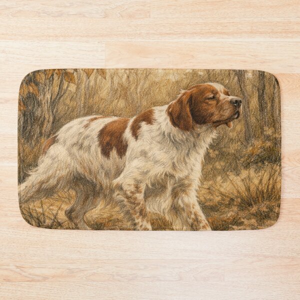 Item preview, Brittany Spaniel Hunting Partner – Bird Hunting Dog Artwork  designed and sold by TammyHunterArt.