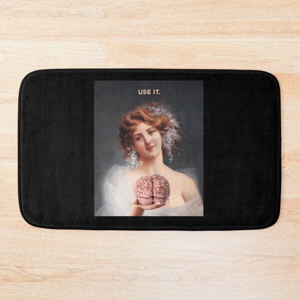 Item preview, Use Your Brain Funny Classical Art Parody designed and sold by dinnakelby.