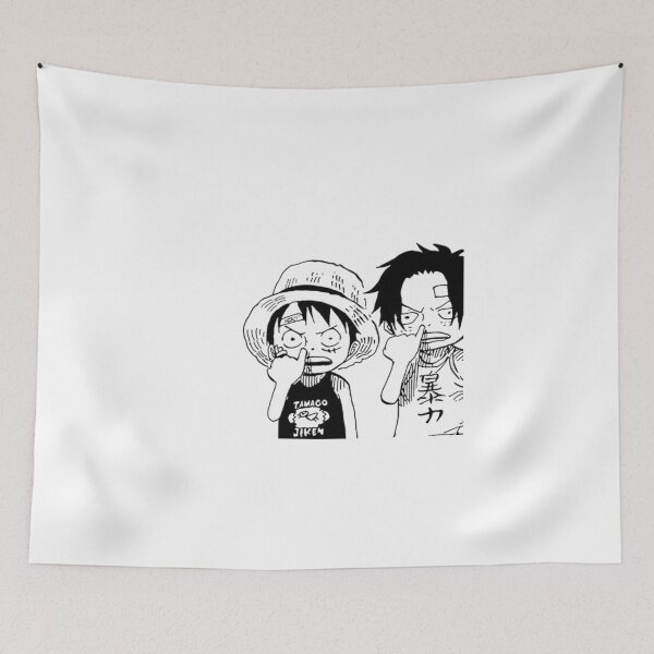 Item preview, Luffy And Ace Funny Anime Duo designed and sold by Snowdog-Art.