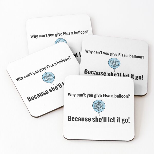 Item preview, Elsa Balloon Dad Joke - Let It Go designed and sold by SignalPrints.
