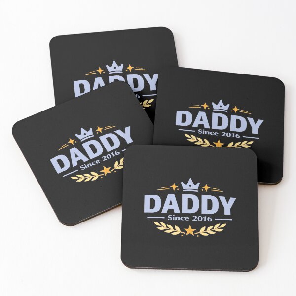 Item preview, Daddy Since 2016 – Proud New Dad Design designed and sold by FashionHeritage.