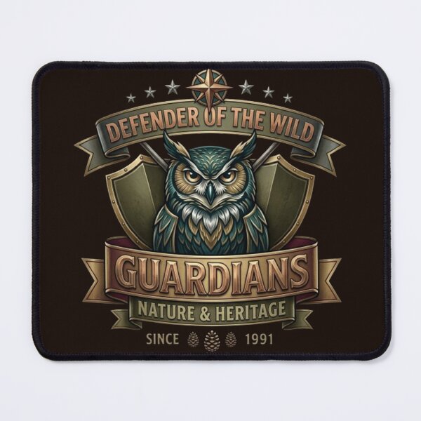 Item preview, Wild Owl – Nature Conservation Badge designed and sold by Dogandesighn.