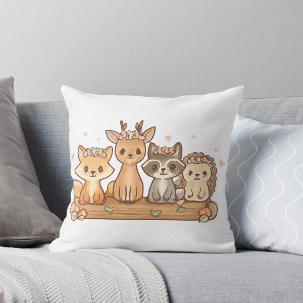 Item preview, Cute Woodland Animals Cartoon designed and sold by Velvet-motive.