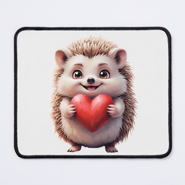 Item preview, Cute Hedgehog Holding Heart designed and sold by SolaoLab.