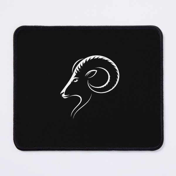 Item preview, Minimal Bighorn Ram Outline designed and sold by Ombrya.