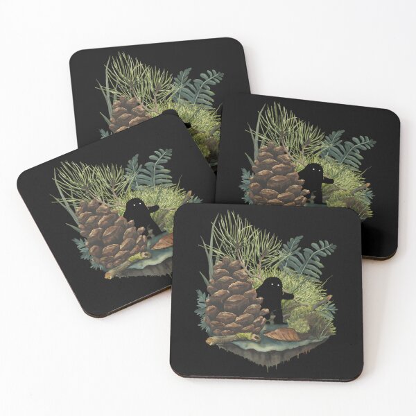 Item preview, Tiny Sasquatch Vintage Woodland Cryptid designed and sold by dinnakelby.