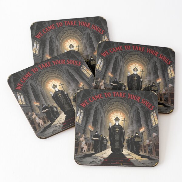 Item preview, We Came To Take Your Souls — Gothic Cathedral Art designed and sold by GeoWhimsy Studio.