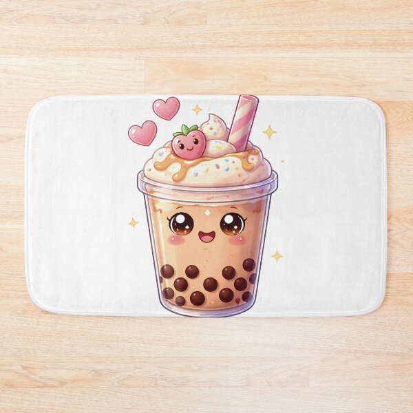 Item preview, Kawaii Bubble Tea - Cute Pastel Boba Drink. designed and sold by Lylysun.