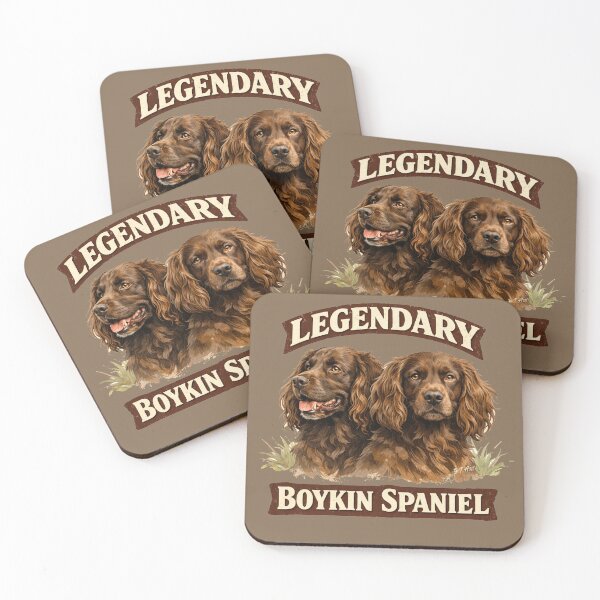 Item preview, Legendary Boykin Spaniel – Beautiful Spaniel Dog Illustration designed and sold by TammyHunterArt.