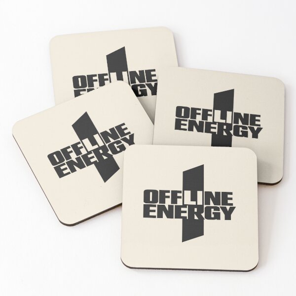 Item preview, OFFLINE ENERGY Minimalist Streetwear Typography Shirt designed and sold by POD DYNASTY.