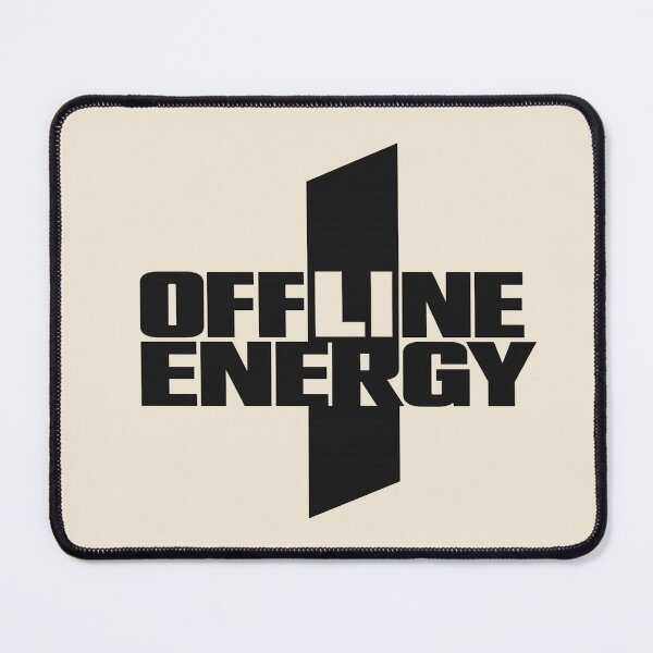 Item preview, OFFLINE ENERGY Minimalist Streetwear Typography Shirt designed and sold by POD DYNASTY.
