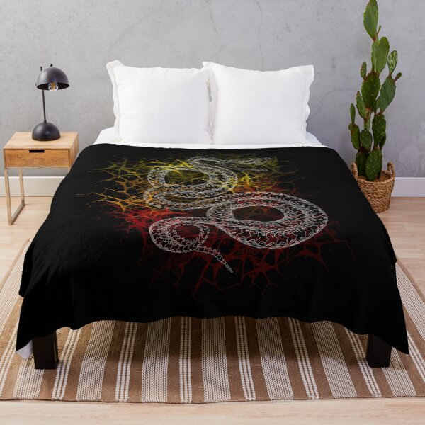 Item preview, Gothic Viper Snake And Fire Abstract Art designed and sold by dinnakelby.