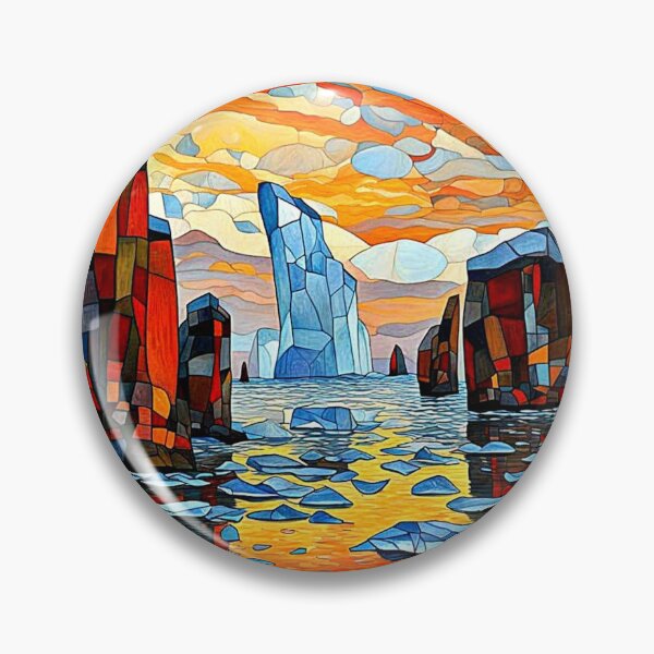 Item preview, Sunset on Icy Ocean designed and sold by George Hutton Hunter.