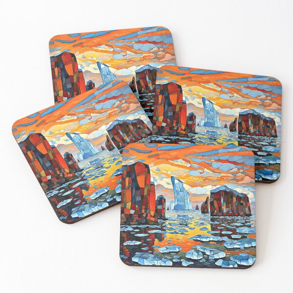 Item preview, Sunset on Icy Ocean designed and sold by George Hutton Hunter.