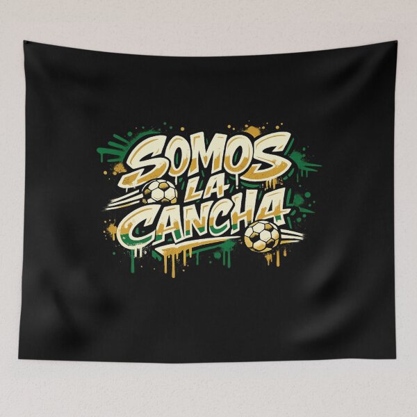 Item preview, Somos La Cancha Graffiti Soccer Streetwear Design designed and sold by JonelCrafts.