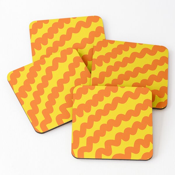 Item preview, Hot Orange and Yellow Wave designed and sold by BrambleBox.