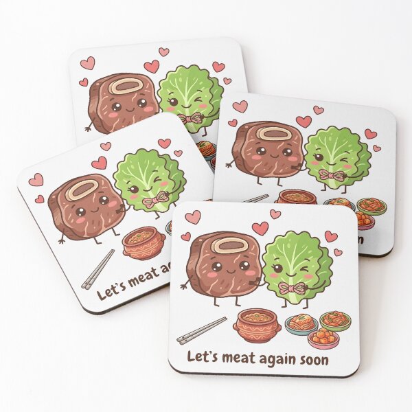 Item preview, Friendship Cute Korean BBQ  Korean Greeting  designed and sold by HowToCanadian.