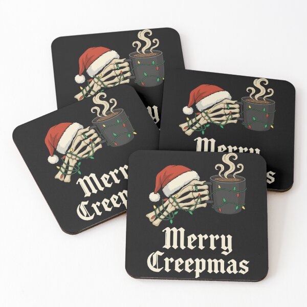 Item preview, Funny Merry Creepmas Spooky Skeleton Christmas Coffee designed and sold by Imaginationbeyond.