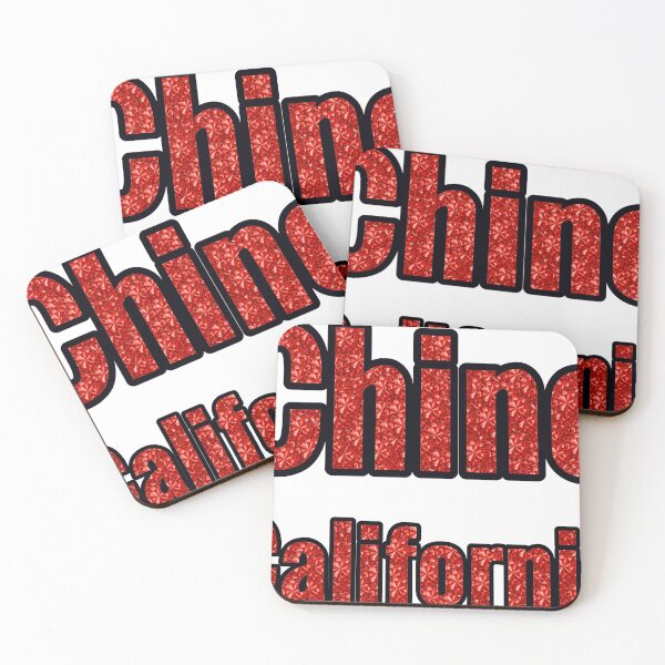 Item preview, Nombre de la ciudad de Chino, California, con diamantes de imitación rojos. designed and sold by TheIconSmith.