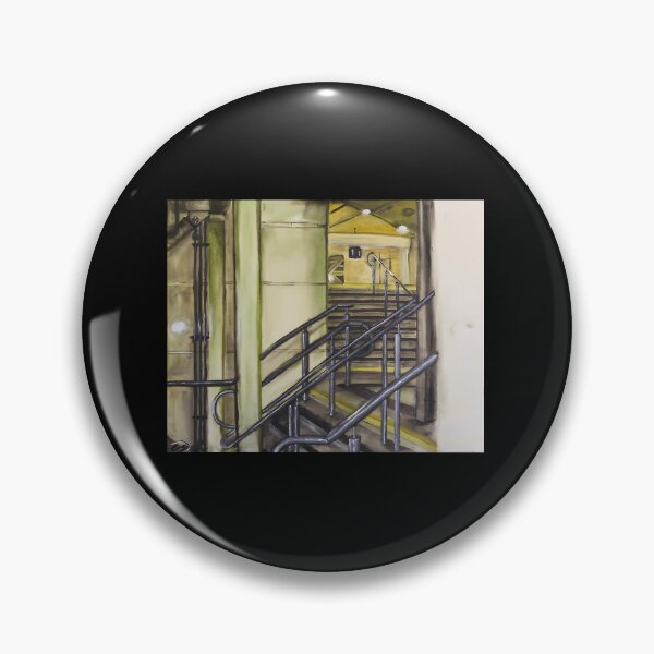 Item preview, Eerie Liminal Space Empty Staircase designed and sold by dinnakelby.