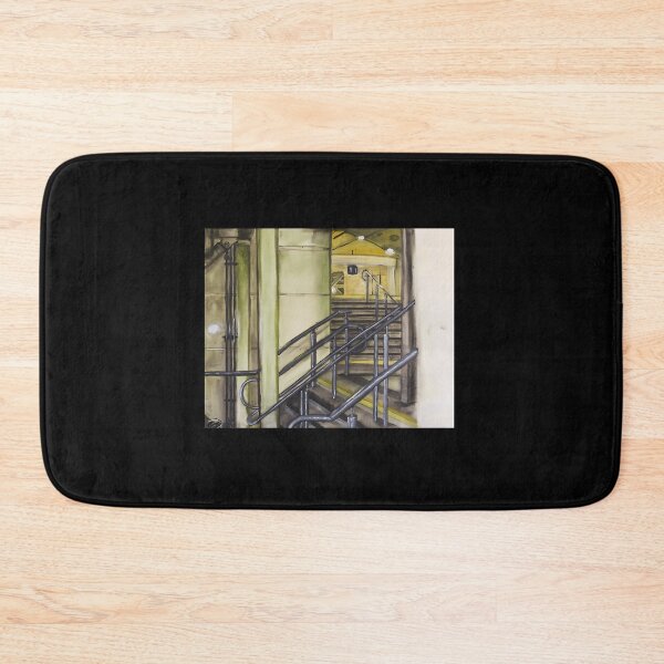 Item preview, Eerie Liminal Space Empty Staircase designed and sold by dinnakelby.