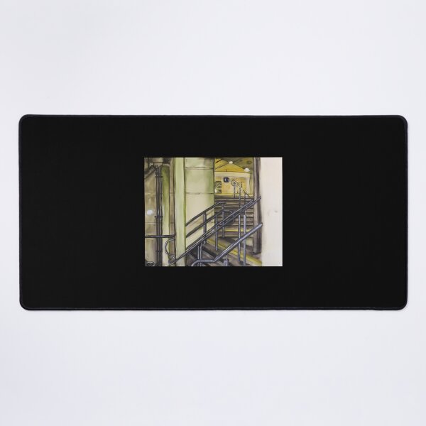 Item preview, Eerie Liminal Space Empty Staircase designed and sold by dinnakelby.