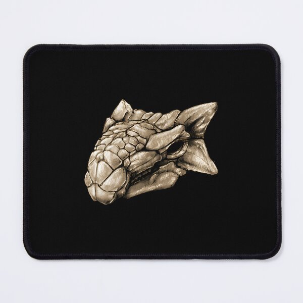 Item preview, Ankylosaurus Dinosaur Skull Paleontology Art designed and sold by dinnakelby.
