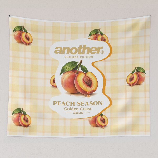 Item preview, Sweet Peach Aesthetic Illustration | Fresh Summer Fruit Design designed and sold by SergeyDigital.