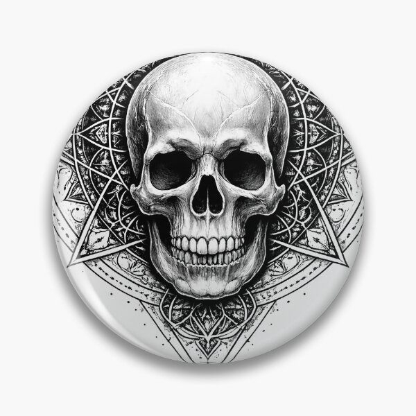 Item preview, Mandala Skull designed and sold by DarkSkullStore.