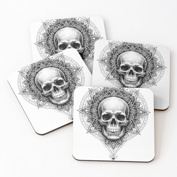 Item preview, Mandala Skull designed and sold by DarkSkullStore.