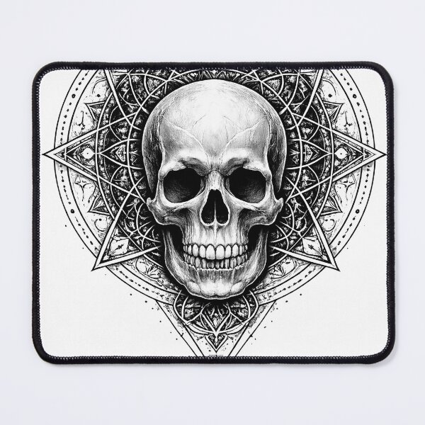 Item preview, Mandala Skull designed and sold by DarkSkullStore.