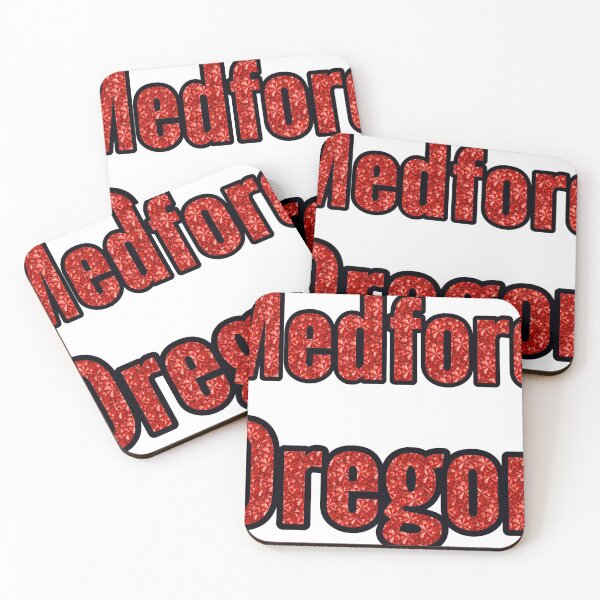 Item preview, Medford Oregon City Name With Red Rhinestone designed and sold by TheIconSmith.