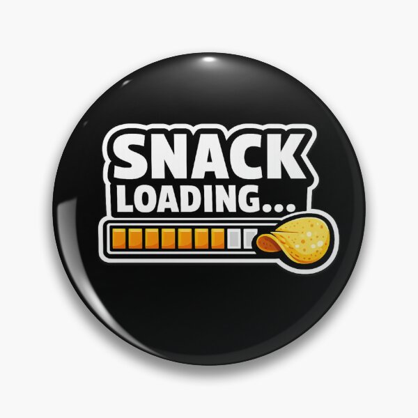 Item preview, SNACK LOADING… – Funny Snack Loading Bar Sticker & T-Shirt Design designed and sold by Timeless Junction.