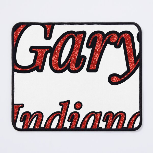 Item preview, Gary Indiana City Name With Red Rhinestone designed and sold by TheIconSmith.