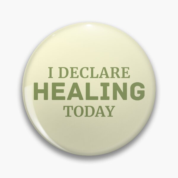 Item preview, I Declare Healing Today Faith Declaration designed and sold by StillTrustingCo.