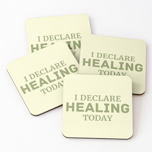 Item preview, I Declare Healing Today Faith Declaration designed and sold by StillTrustingCo.
