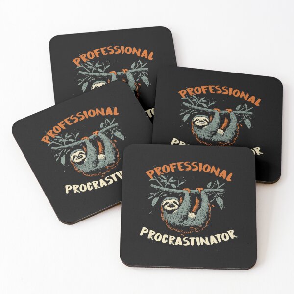 Item preview, Sloth Professional Procrastinator Funny designed and sold by Slavic1991.