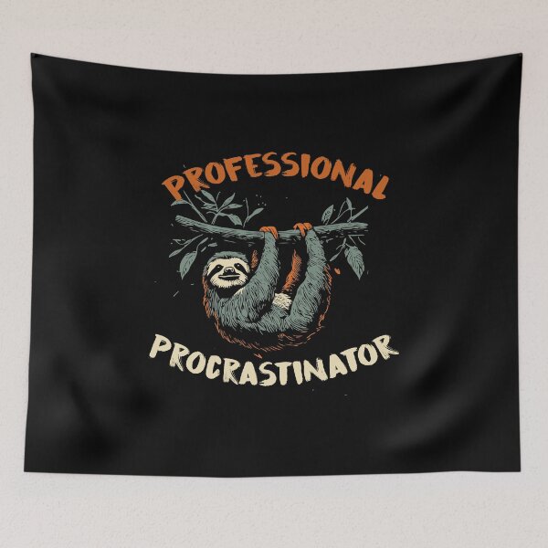 Item preview, Sloth Professional Procrastinator Funny designed and sold by Slavic1991.