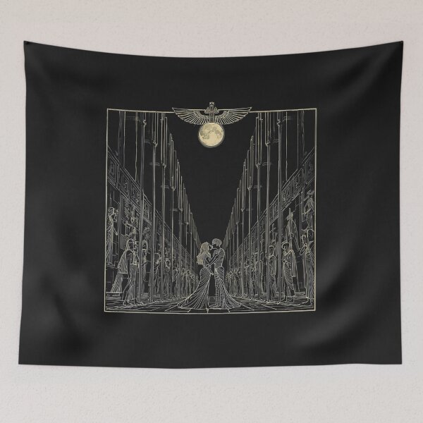 Item preview, Kiss of the Cobra King — Dark Sacred Serpent Art designed and sold by GeoWhimsy Studio.