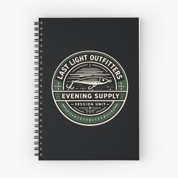 Item preview, Last Light Outfitters Evening Supply Fishing Badge designed and sold by EimSol.