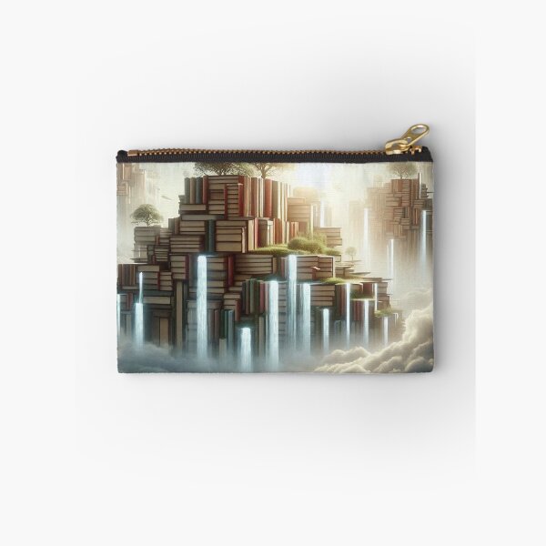 Item preview, Floating Book Islands Surreal Fantasy Landscape designed and sold by Mitaudesign.