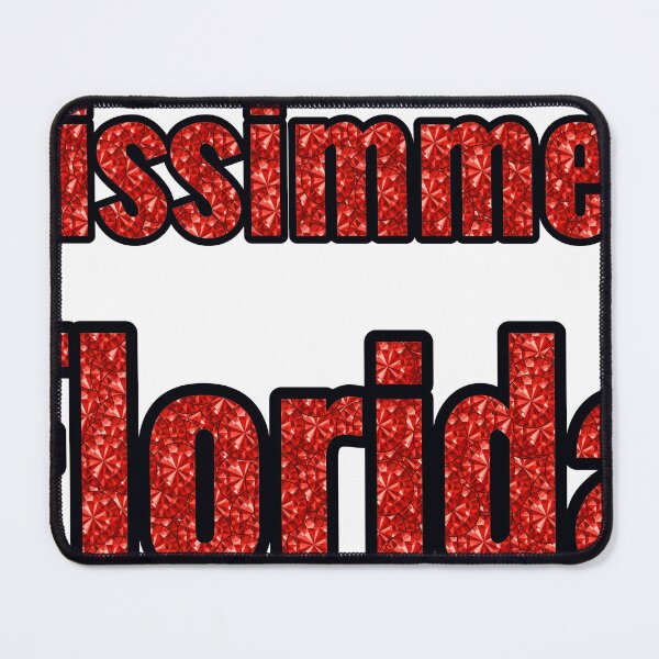 Item preview, Kissimmee Florida, name, custom name, NamesandPlaces, Explore That City, travel, maps, wordwidesymbols, red, natural gemstone, enamel, neon, art, artistic, vintage, retro designed and sold by TheIconSmith.
