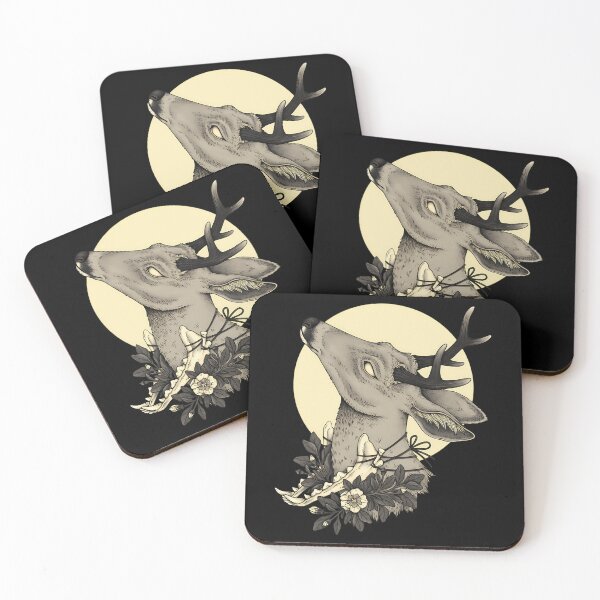 Item preview, Wolf Skull Vulture Culture Gothic Botany designed and sold by dinnakelby.