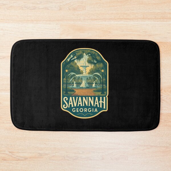 Item preview, Historic Forsyth Fountain Savannah Georgia designed and sold by dinnakelby.