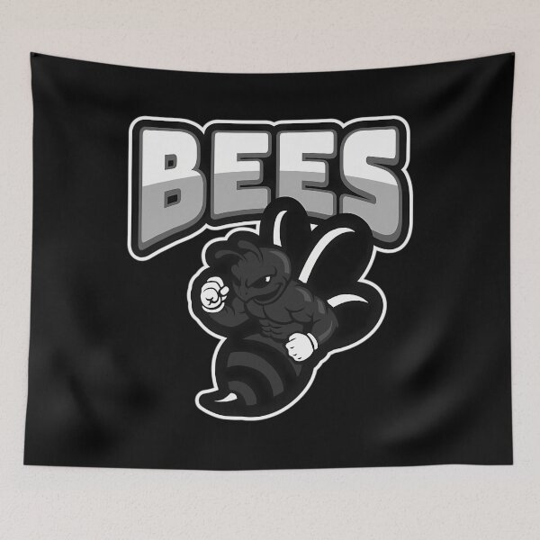 Item preview, Cheering Honey Bee Sports Team Art Logo designed and sold by FosterSchroed.