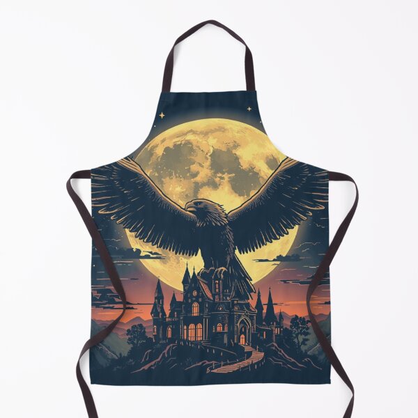 Item preview, Majestic Griffin Flying Over Magical City designed and sold by Mitaudesign.