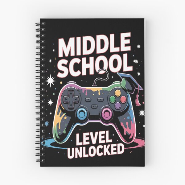Item preview, Middle School Level Unlocked Gamer First Day Back To School designed and sold by mandiana.